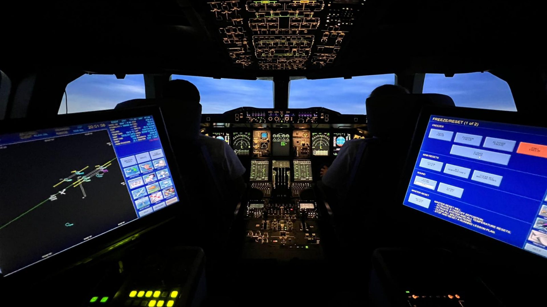 Lufthansa-A380-Flugsimulator